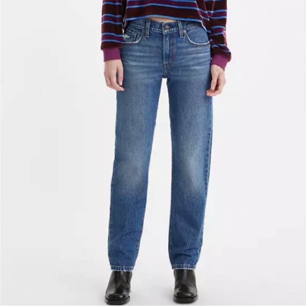 EUC Levi’s Premium Middy Straight Jeans 25x29